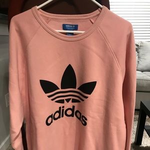 Men’s Peach Adidas Sweatshirt-XL